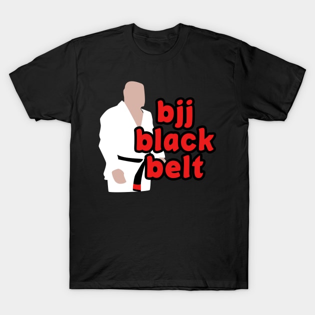 Bjj black belt - brazilian jiu-jitsu T-Shirt by fighterswin